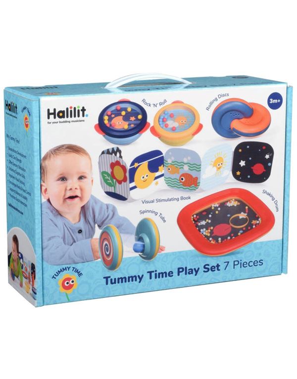 halilit-interactive-tummy-time-set-me-paidika-mousika-organa-enlarge HALILIT Interactive Tummy Time Σετ με Παιδικά Μουσικά Όργανα - Image 1
