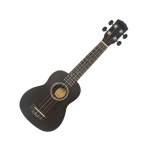 MALIBU MA-20S Pro Series Black Soprano Ukulele με Θήκη