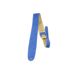 PERRI'S  2.5'' P25S-208 Electric Blue Soft Suede  Ζώνη Κιθάρας - Μπάσου