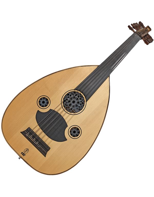 saz-ls202-walnut-ilektriko-outi-me-thiki-enlarge SAZ LS202 Walnut Ηλεκτρικό Ούτι με Θήκη - Image 1