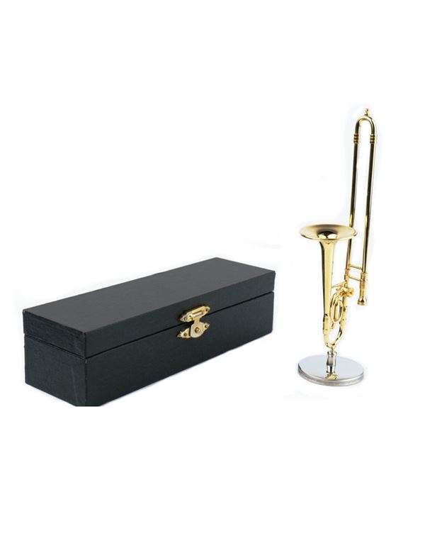 agifty-tromboni-miniatoura-14cm-gold-plated-enlarge AGIFTY Τρομπόνι Μινιατούρα 14cm Gold-plated - Image 1