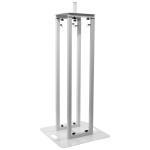 PLUGGER TOT200R WH SET | Set Βάσεις Ρυθμιζόμενου Ύψους για Κινούμενη Κεφαλή/Ηχείο, Λευκή Λύκρα, 106-195cm σε Flightcase - Image 3