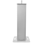 PLUGGER TOT200R WH SET | Set Βάσεις Ρυθμιζόμενου Ύψους για Κινούμενη Κεφαλή/Ηχείο, Λευκή Λύκρα, 106-195cm σε Flightcase - Image 2