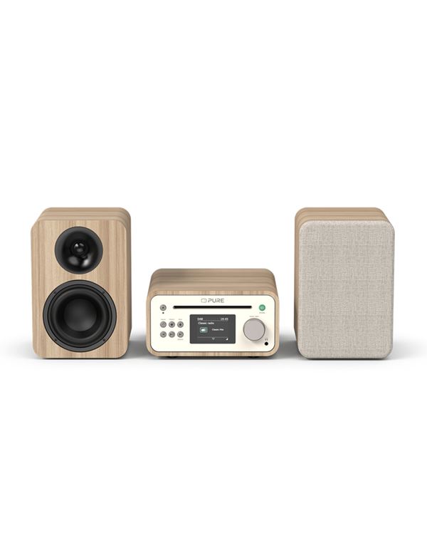 pure-classic-stereo-mini-olokliromeno-hchosystima-me-bluetooth-cotton-white-oak-enlarge PURE Classic Stereo Mini Ολοκληρωμένο Ηχοσύστημα με Bluetooth, Cotton White/Oak - Image 1