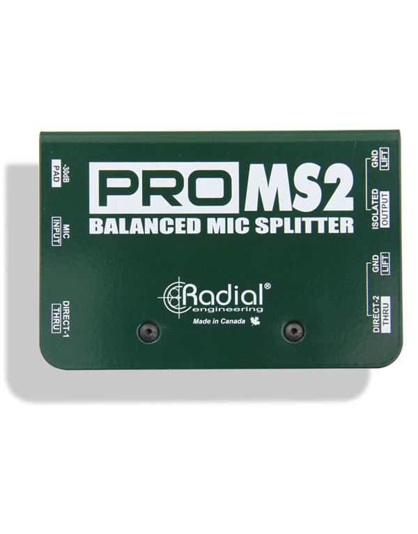 radial-pro-ms2-passive-microphone-splitter-enlarge RADIAL Pro MS2 Passive Microphone Splitter - Image 1