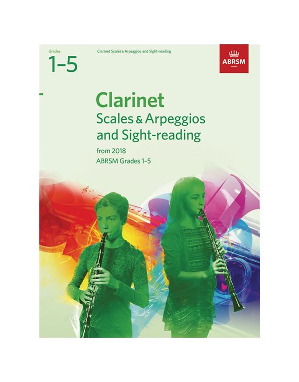 abrsm-grades-1-5-clarinet-scales-arpeggios-and-sight-reading-enlarge ABRSM Grades 1-5 - Clarinet Scales & Arpeggios and Sight-Reading - Image 1