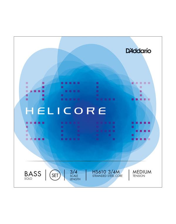 d-addario-helicore-hs610-chordes-kontrambasou-3-4-medium-tension-enlarge D'Addario Helicore HS610 Χορδές Κοντραμπάσου 3/4 Medium Tension - Image 1