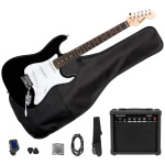 DIVARTE ST ELECTRIC PACK BLACK | Σετ Ηλεκτρικής Κιθάρας Τύπου Stratocaster, Μαύρη