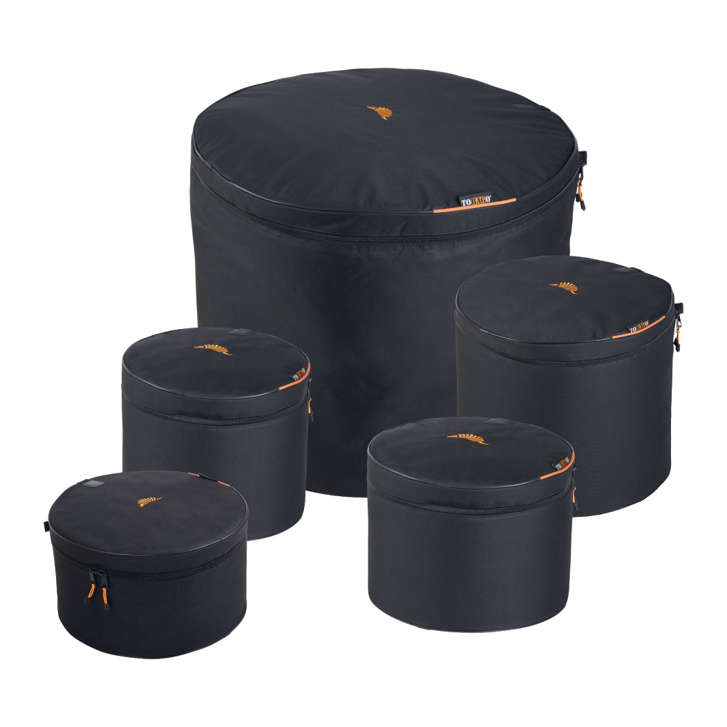 tobago-pfu22-set-thikes-drumset TOBAGO PFU22 | Σετ 5x Θήκες για Ολοκληρωμένο DrumSet - Image 1