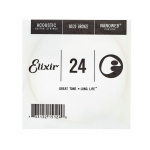 ELIXIR 024 Χορδή Ακουστικης Κιθάρας Nanoweb Coating 80/20 Bronze .024''