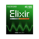 ELIXIR 14087 Χορδές Ηλεκτρικού Μπάσου Nanoweb Coating .045-.105 Light/Medium Extra Long Scale