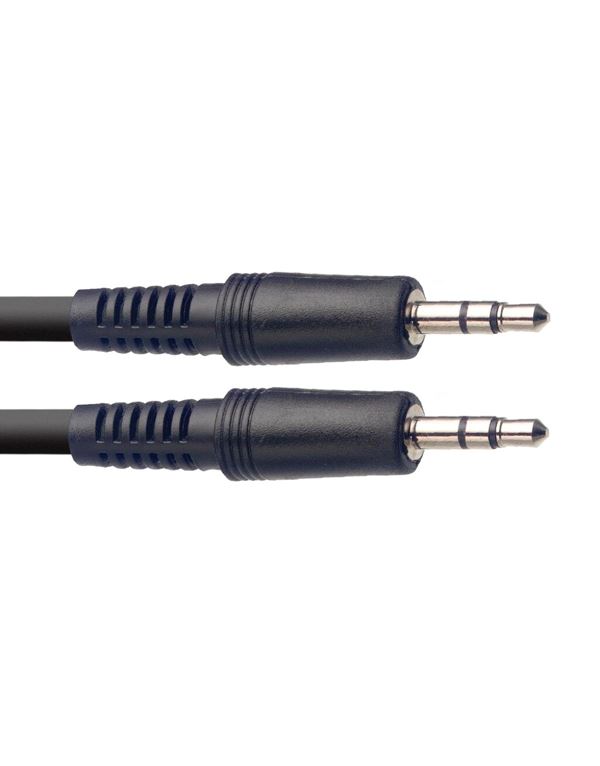 stagg-sac1mpsmpsb-kalodio-mini-stereo-karfi-mini-karfi-1-m-enlarge STAGG SAC1MPSMPSB Καλώδιο Mini Stereo Καρφί-Mini Καρφί 1 m - Image 1