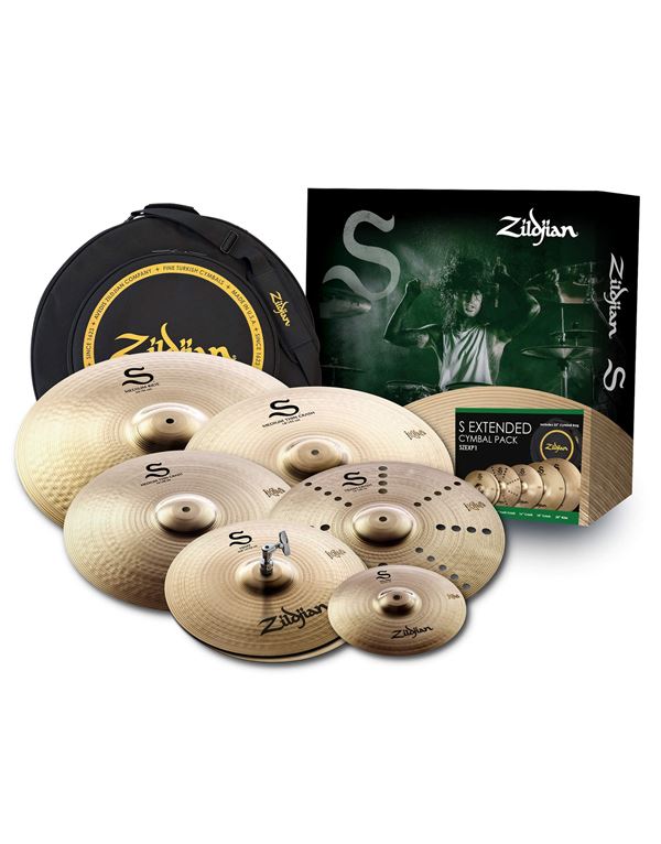 zildjian-seira-s-set-piatinion-extended-20-r-18-r-16-cr-16-tcr-14-hh-10-sp-me-enlarge Zildjian Σειρά S Σετ πιατινίων Extended (20''R - 18''R - 16'' CR - 16'' TCR - 14'' HH - 10'' SP) ME ΘΗΚΗ - Image 1