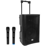 MAC MAH MOBILE PRO 12 | Ηχείο Αυτοενισχυόμενο Μπαταρίας 12", 500W με 2 Ασύρματα Μικρόφωνα & TWS