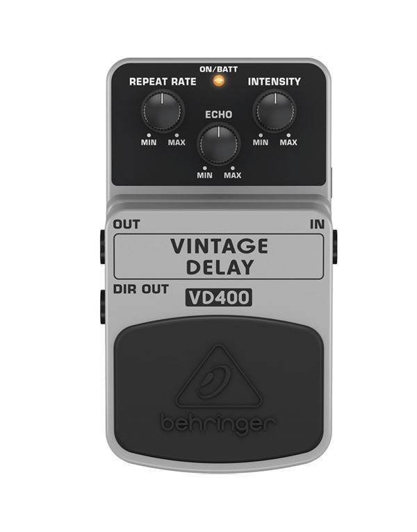 behringer-vd400-vintage-analog-delay-petali-efe-enlarge BEHRINGER VD400 Vintage Analog Delay Πετάλι Εφέ - Image 1