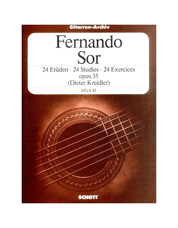 fernando-sor-24-etuden-op.35-24-spoudes-gia-kithara-op.35-enlarge Fernando Sor - 24 Etuden Op. 35 (24 Σπουδές Για Κιθάρα, Op. 35) - Image 1