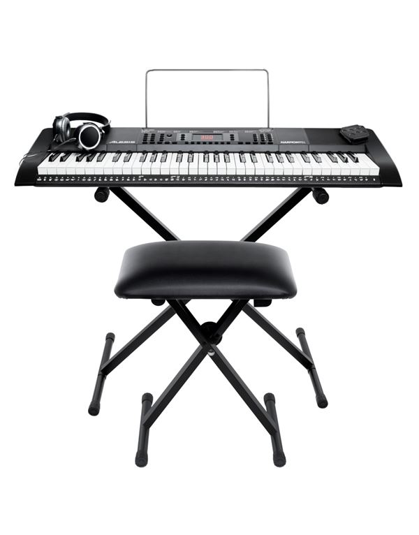 alesis-harmony-61-mk4-armonio-keyboard-me-vasi-kathisma-petali-sustain-kai-akoustika-enlarge ALESIS HARMONY-61 MK4 Αρμόνιο/Keyboard με Βάση, Κάθισμα, Πετάλι Sustain και Ακουστικά - Image 1