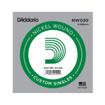 D'Addario ΝW020 Χορδή Ηλεκτρικής Κιθάρας .020" Nickel Wound