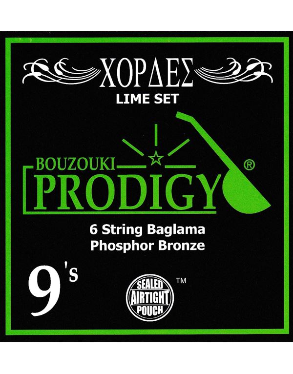 prodigy-lime-9s-xordes-baglama-phosphor-bronze-enlarge PRODIGY Lime 9s Ξορδές Μπαγλαμά Phosphor Bronze - Image 1