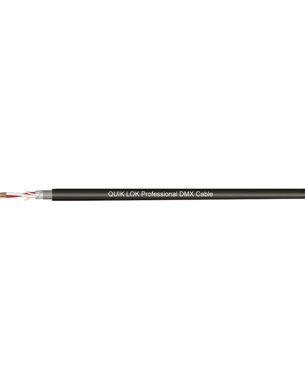 quiklok-cm-780-kalodio-dmx-mavro-2-x-0-25-mm-enlarge QUIKLOK CM-780 Καλώδιο DMX Μαύρο 2 x 0,25 mm² - Image 1