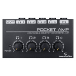 SOUNDSATION POCKET AMP | Mini Προενισχυτής Ακουστικών 4 Καναλιών