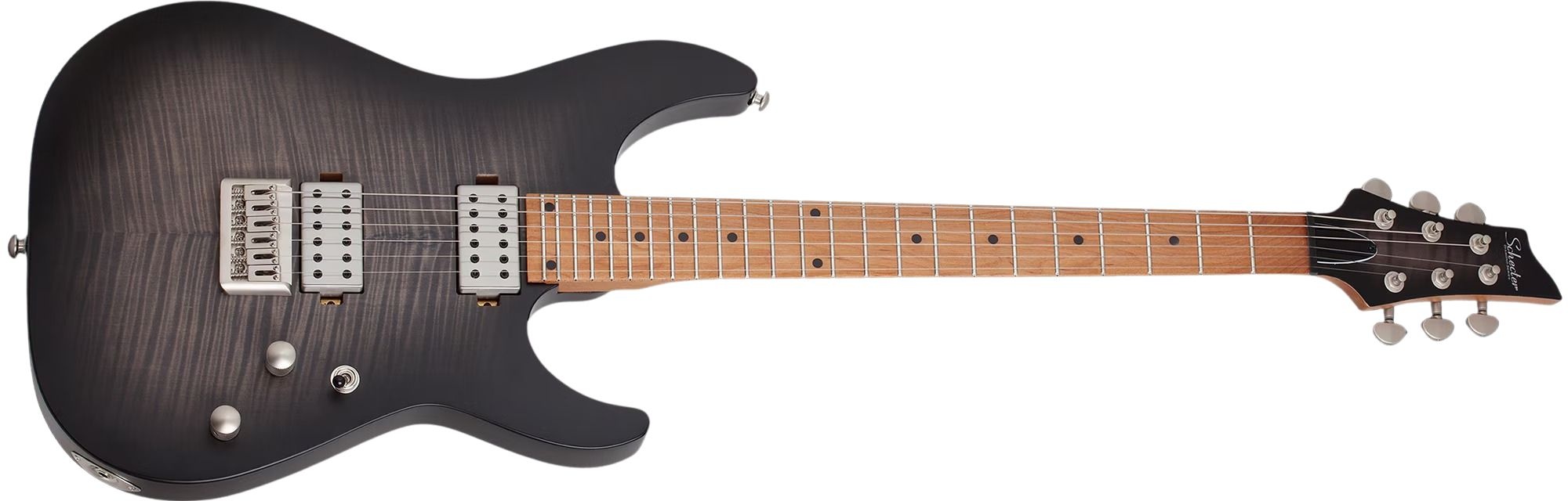 7082 SCHECTER C 1 Standard Plus Transparent Black Burst - Image 1