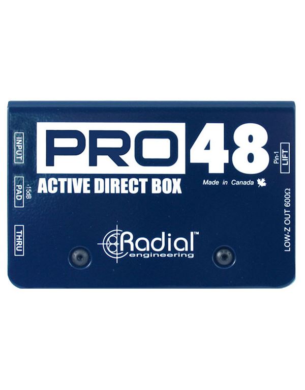 radial-pro-48-active-di-box-enlarge RADIAL PRO-48 Active DI Box - Image 1