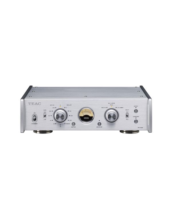 teac-pe-505-silver-phono-proenischytis-enlarge TEAC PE-505 Silver Phono Προενισχυτής - Image 1