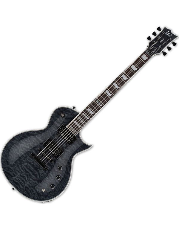 esp-ltd-ec-1000-piezo-qm-ilektriki-kithara-see-thru-mavro-enlarge ESP LTD EC-1000QM Piezo See Thru Black Ηλεκτρική Κιθάρα - Image 1