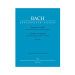Johann Sebastian Bach - Concerto for Violin, Strings and Basso continuo in A minor BWV 1041 URTEXT