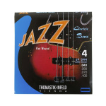 THOMASTIK JF344 Χορδές Ηλεκτρικού Μπάσου Jazz Flatwound  .043-.100 Long Scale