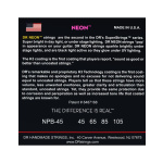 DR Strings NEON Pink NPB-45 Coated Silver-Plated Nickel-Plated Steel Χορδές Ηλεκτρικού Μπάσου .045-.105 Medium, Long Scale - Image 2