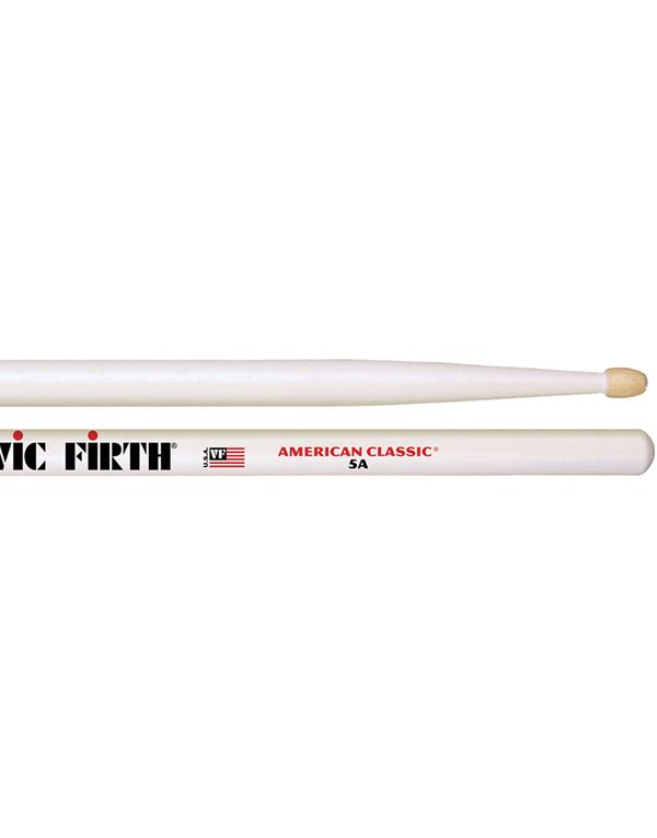 vic-firth-5aw-bagketes-aspres-enlarge VIC FIRTH 5AW Μπαγκέτες Άσπρες - Image 1