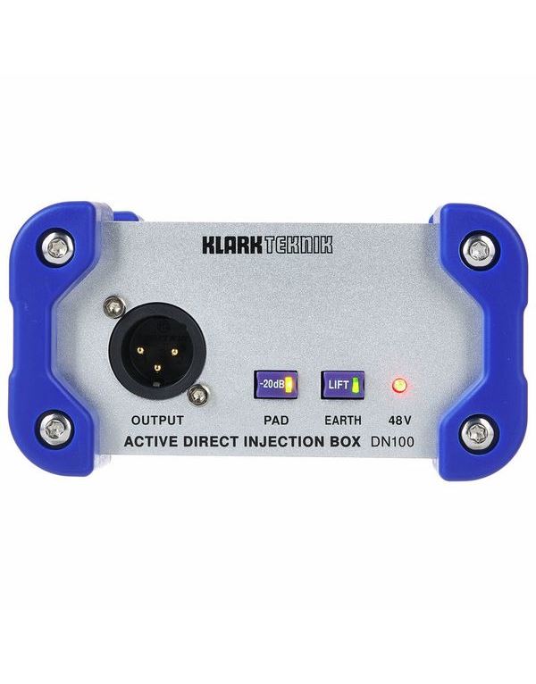 klark-teknik-dn100-v2-active-di-box-enlarge KLARK TEKNIK DN100 V2 Active DI Box - Image 1